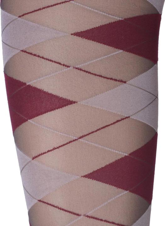 Image du produit Levee Fashion Raute Collant, couleur 640 gris-bordeaux, taille 44-46 (20 DEN, 44 - 46)