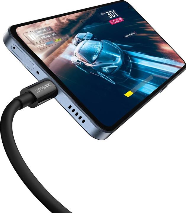 Image du produit Baseus Superior Series (SUPERVOOC) Fast Charging Data Cable USB to Type-C 65W 2m Black (2 m)