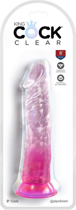 Image du produit Doc Johnson King Cock Clear 8 rose