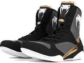 Immagine prodotto Venum Scarpe da boxe Stivali da boxe / Elite / Nero-Bianco-Oro / UE 44 (44)