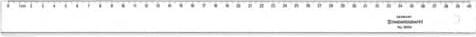 Standardgraph Plastic ruler transparent (400 mm)