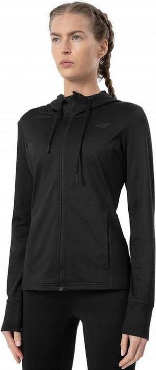 Actual product image 4F Women's thermoactive sweatshirt F113 jet black 4FAW23USEAF113 20S XS/S (XS)