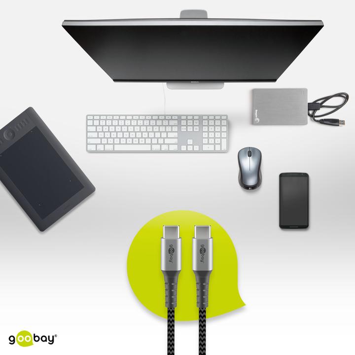 Produktbild Goobay USB C – USB C (1 m, USB 2.0)