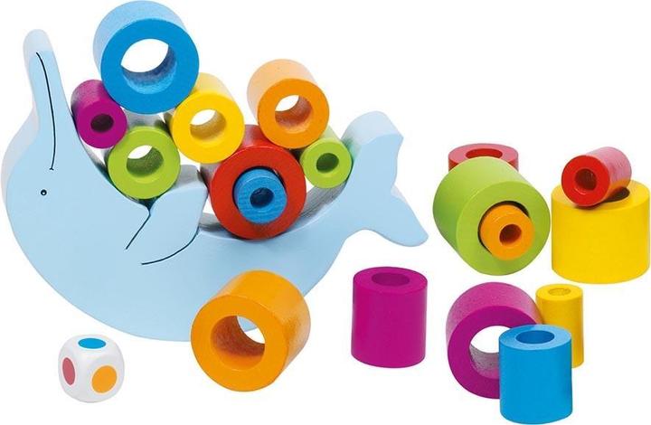 Produktbild Goki Hölzerne Balance Spiel-Dolphin (Deutsch)