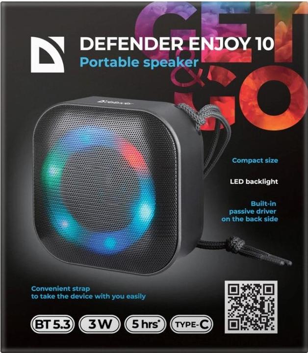 Actual product image Defender ENJOY 10 3W Bluetooth speaker (5 h)