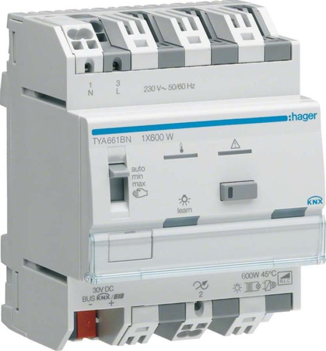 Image du produit Hager TYA661BN Actionneur variateur universel simple (Actionneur de variateur)