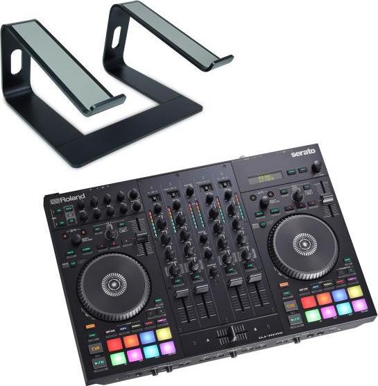 Roland DJ-707M DJ Controller with Stand Black