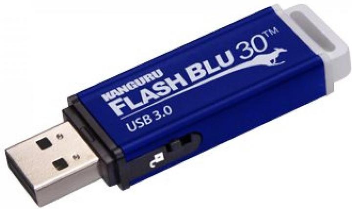Actual product image Kanguru FlashBlu30 USB 3.0 with Write Protect Switch (16 GB, USB-A)