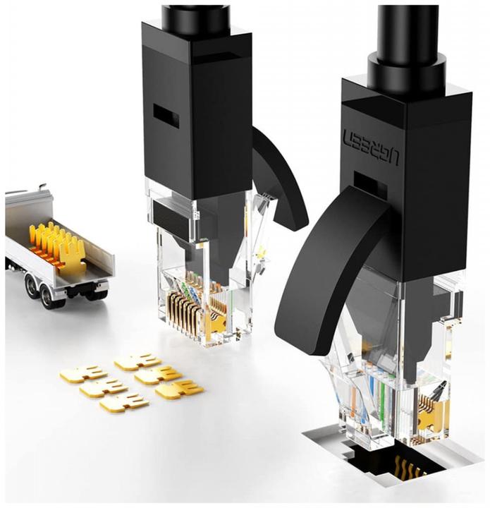 Productafbeelding Ugreen Plat lint RJ45 LAN Ethernet Cat6 UTP 1 Gbit (UTP, CAT6, 2 m)