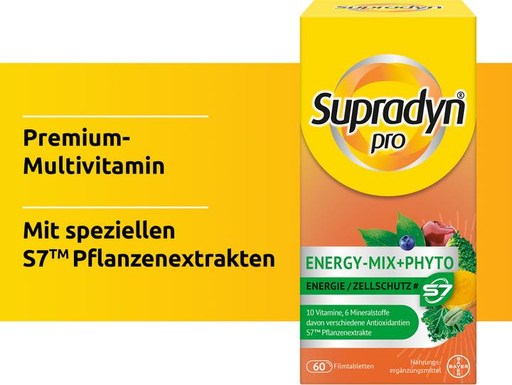 Image du produit Supradyn pro Energy-Mix+Phyto (60 pièce(s), Cachets)