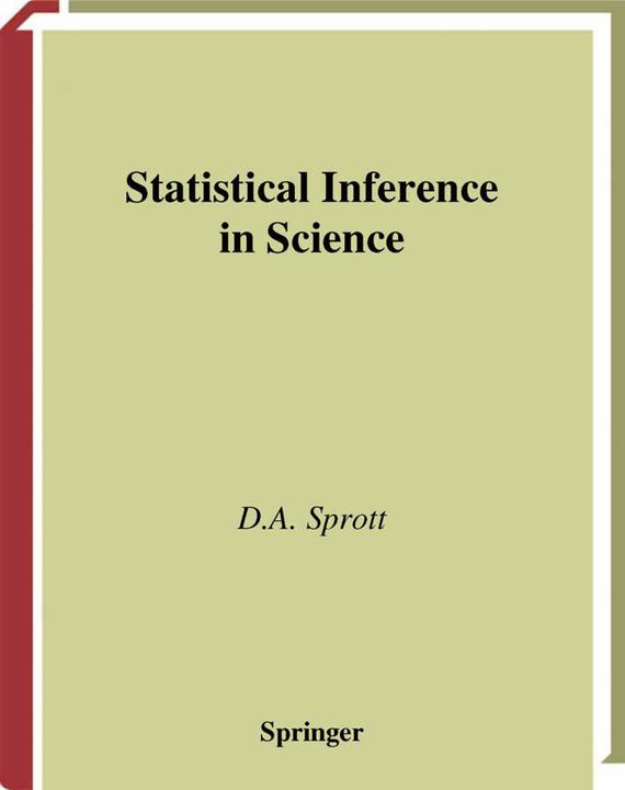 Produktbild Statistical Inference in Science (D. A. Sprott, 2013)