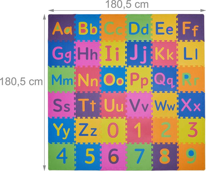 Actual product image Relaxdays 90-piece puzzle mat