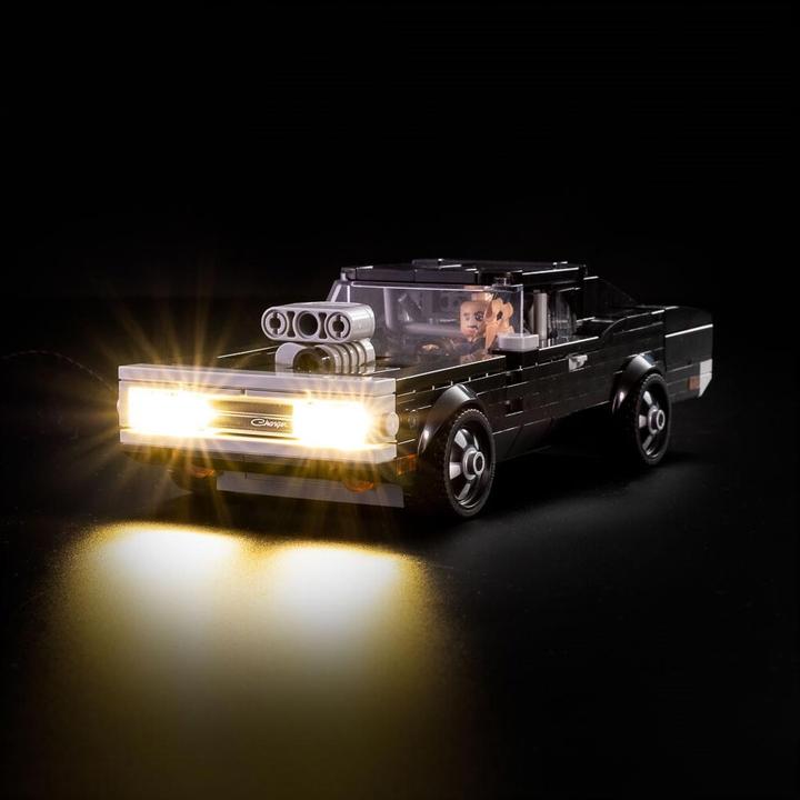 Actual product image Light my bricks LED Light Set for LEGO Speed Champions 1970 Dodge Charger R/T