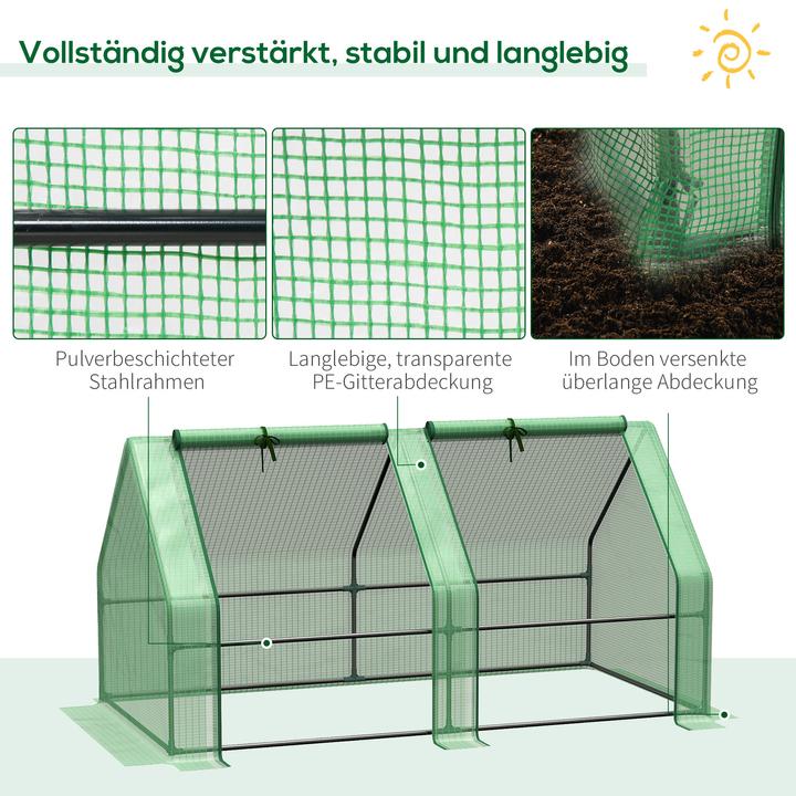 Image du produit Outsunny Serre avec système d'assemblage Structure