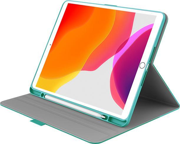 Image du produit Cygnett Étui fin TekView pour iPad 10.2" (2019) avec porte-crayon Apple - Jade/Green (iPad 10.2)
