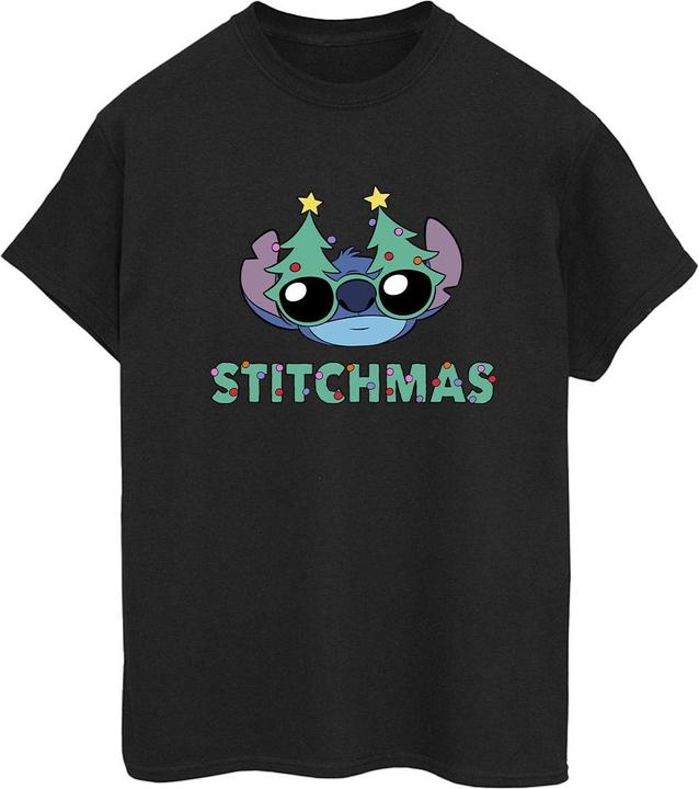 Disney Lilo & Stitch Stitchmas Glasses TShirt (XXL)