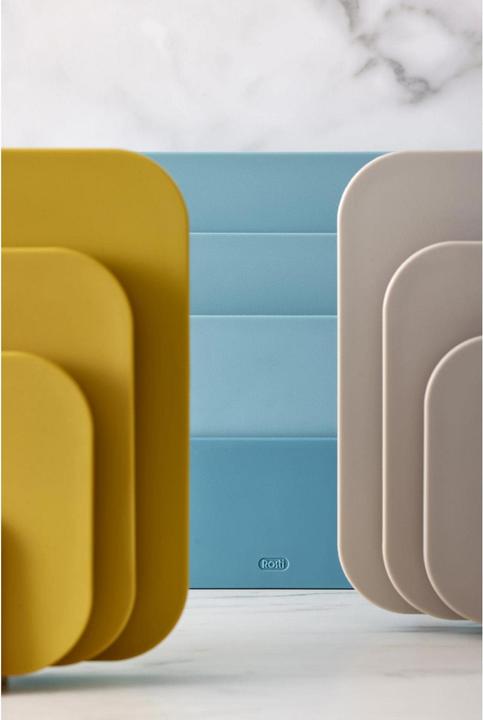 Actual product image Rosti Choptima 3-piece cutting board set, curry