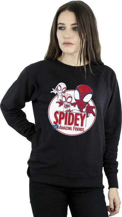 Actual product image Womens/Ladies Spidey And His Amazing Friends Circle Sweatshirt (L)