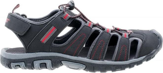 Produktbild Hi-Tec Schwarze und rote Tiore-Sandalen für Herren, Grösse 44 (44)