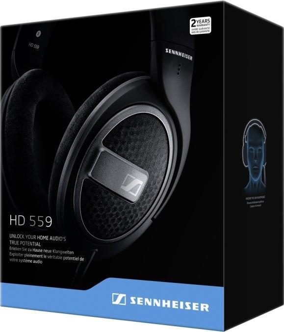 Image du produit Sennheiser HD 559 (pas de réduction du bruit, Filaire)