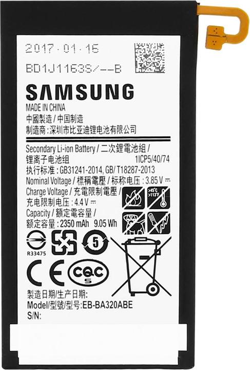 Actual product image Samsung EB-BA320ABE 2350 mAh battery