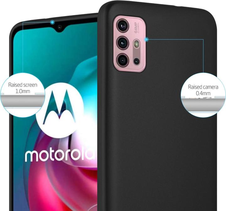 Actual product image Cadorabo TPU Matt Metallic Sleeve (Motorola Moto G10, Motorola Moto G30)