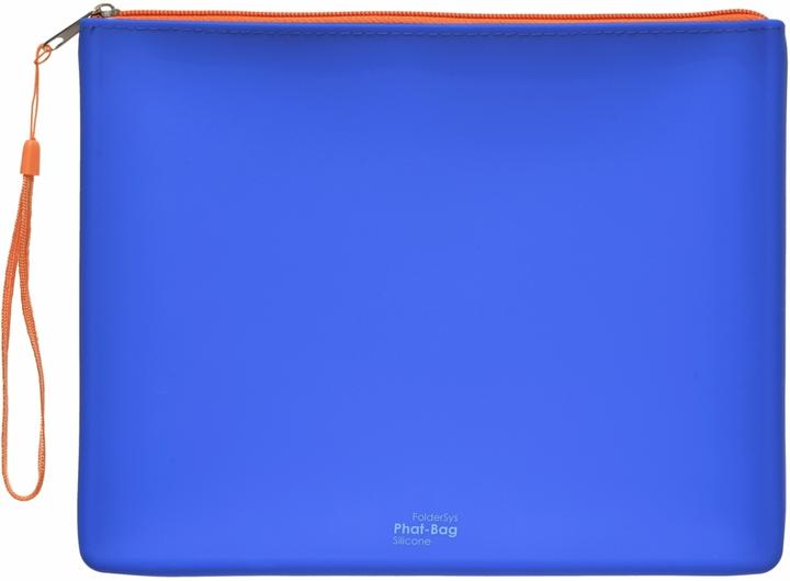 Foldersys Borsa con cerniera PHAT BAG A5 blu/arancio 1,2 mm (A5, 1 x)