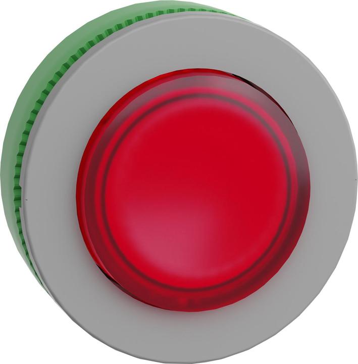 Actual product image Schneider Electric Illuminated pushbutton, front, protruding, ZB5FW143C0