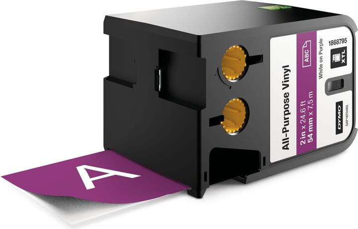 Produktbild Dymo XTL Schriftband, Vinyl (5.40 cm, Weiss)