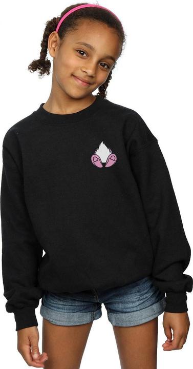 Actual product image Disney Girls Daisy Duck Backside Breast Print Sweatshirt (128)