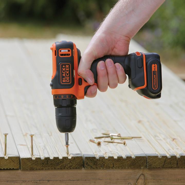 Immagine prodotto Black & Decker BDCDD12K Trapano avvitatore a batteria (Batteria ricaricabile)
