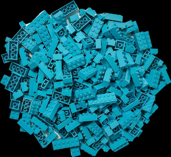 LEGO Bausteine Hochsteine Azurblau Basic Mix - NEU! Menge 100x (LEGO Classic)