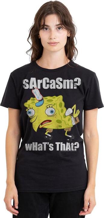 Produktbild Spongebob Squarepants Sarcasm Meme TShirt (L)