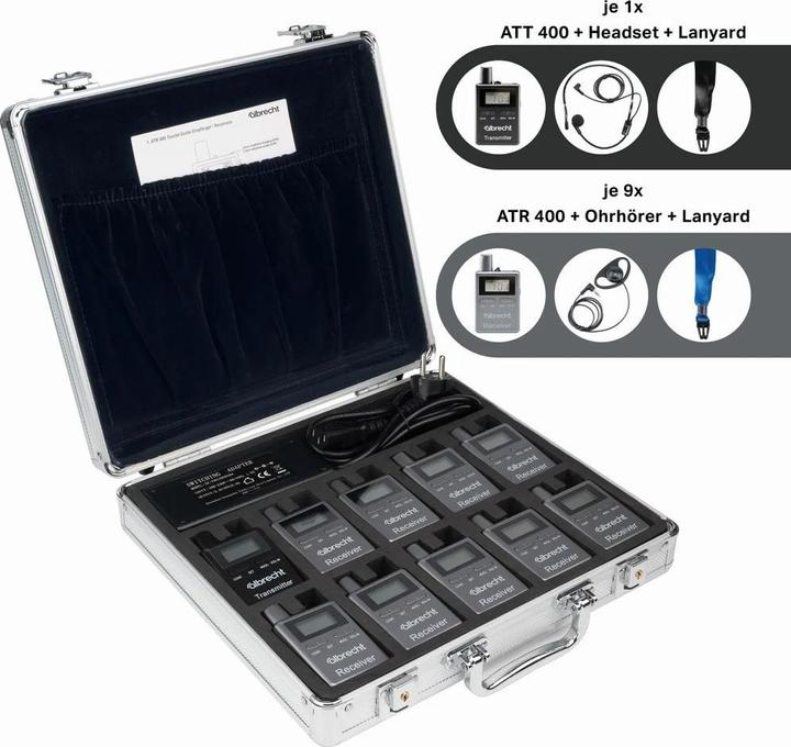 Actual product image Albrecht ATT/ATR400 10s 29970.S10 Tour Guide System (0.20 km)