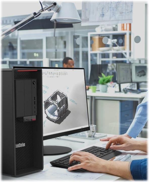 Produktbild Lenovo ThinkStation P620 (AMD Ryzen ThreadRipper PRO 5945WX, 64 GB, 1000 GB)