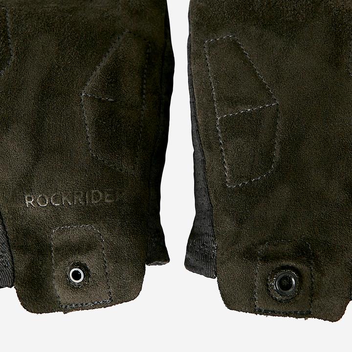 Actual product image Rockrider Fahrrad Handschuhe atmungsaktiv schwarz (S)