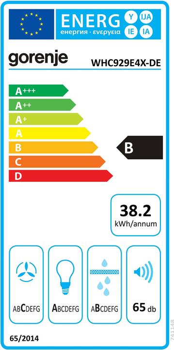 Energy Label Gorenje WHC929E4X-EN