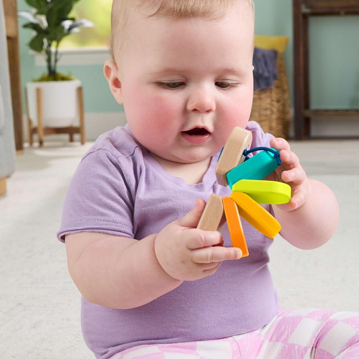 Actual product image Fisher-Price Wooden Clacker Caterpillar