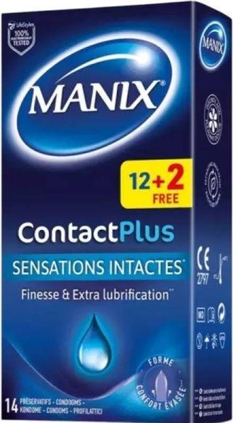 Produktbild Manix Contact Plus Präservative 12 Stk (12 Stk.)