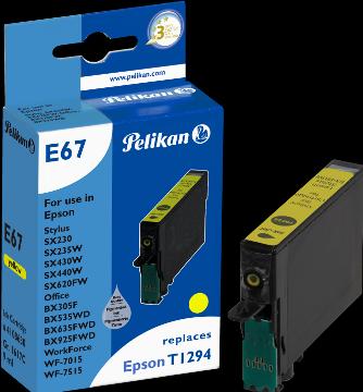 Actual product image Pelikan Ink compatible yellow Orig.No. T129440PEL (Y)