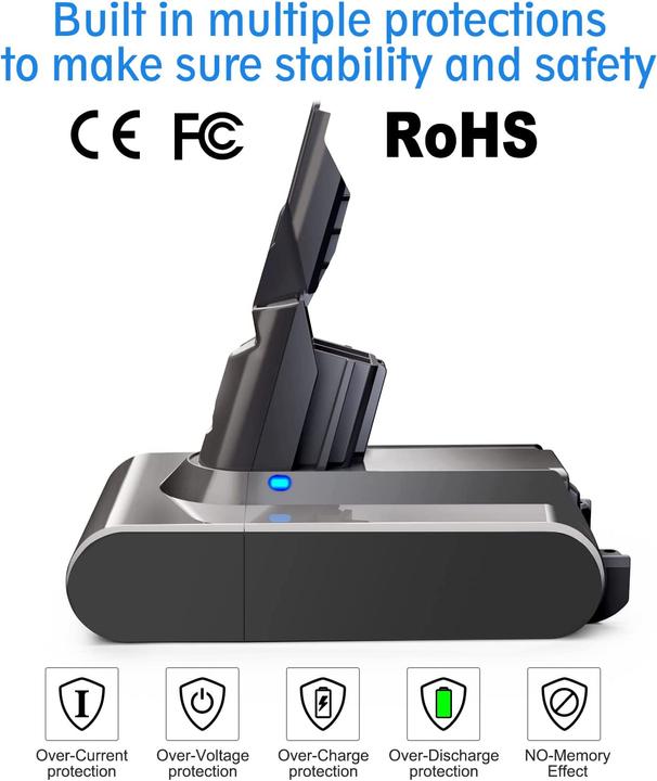 Produktbild Battool V7 Akku 6000mAh