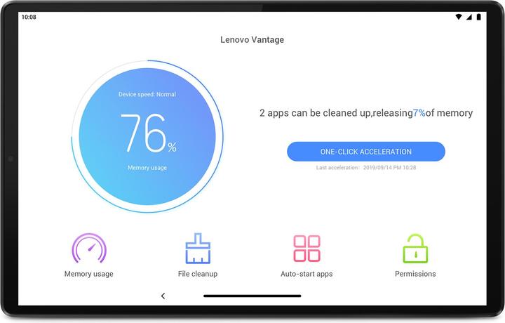 Actual product image Lenovo Tab M10 Plus (2nd gen) (4G, 10.30", 128 GB, Iron grey)