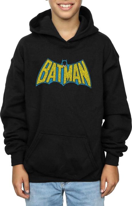 Image du produit - Sweat à capuche BATMAN CRACKLE LOGO - Garçon (152, 158)