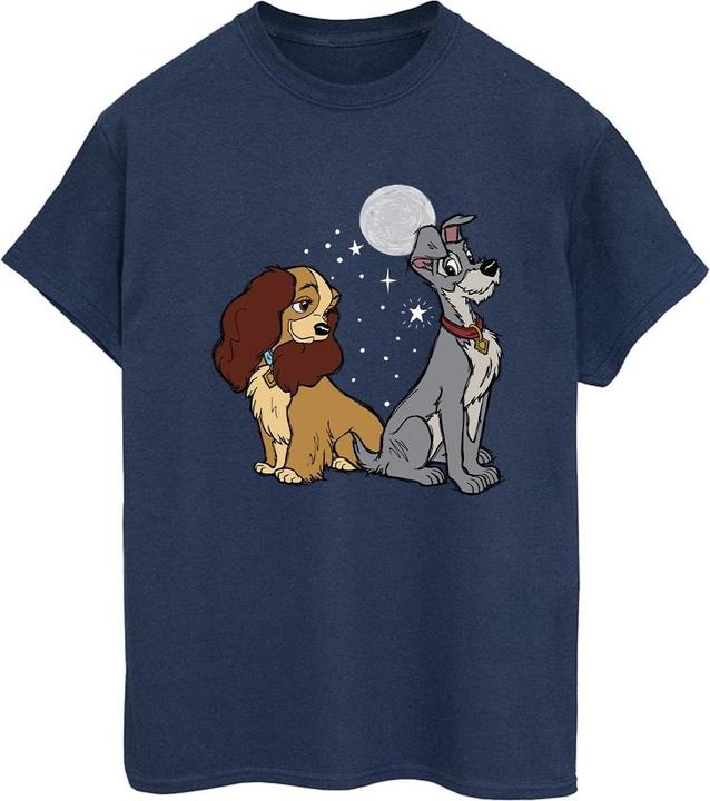 Image du produit Disney - T-shirt LADY AND THE TRAMP MOON - Femme (M)