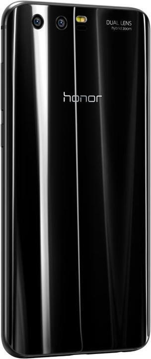 Actual product image Honor 9 (64 GB, Midnight Black, 5.15", Hybrid Dual SIM, 12 Mpx, 4G)
