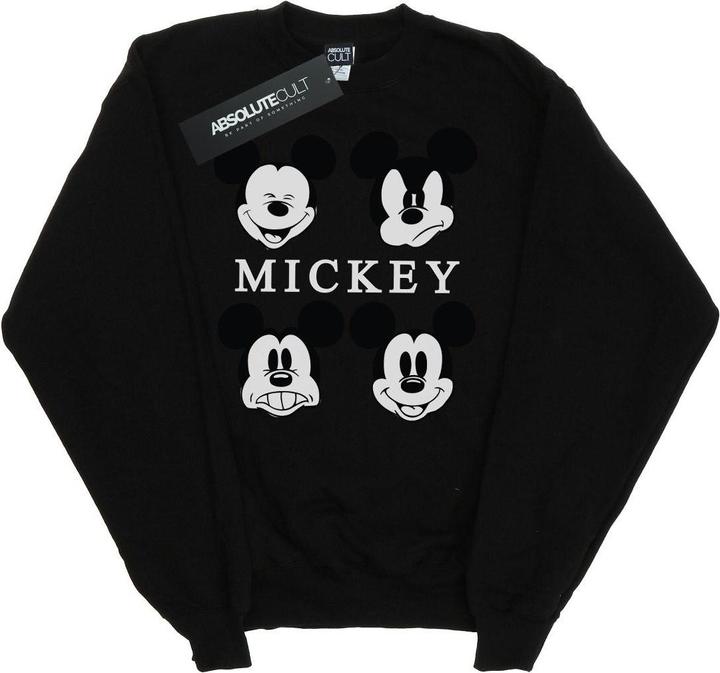 Actual product image Disney Girls Mickey Mouse Four Heads Sweatshirt (152, 158)