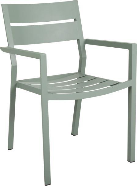 Produktbild Brafab Delia Gartenstuhl mit Armlehne Aluminium pulverbeschichtet