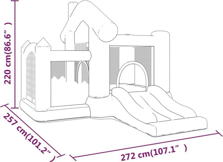 Actual product image HappyHop Inflatable bouncy castle