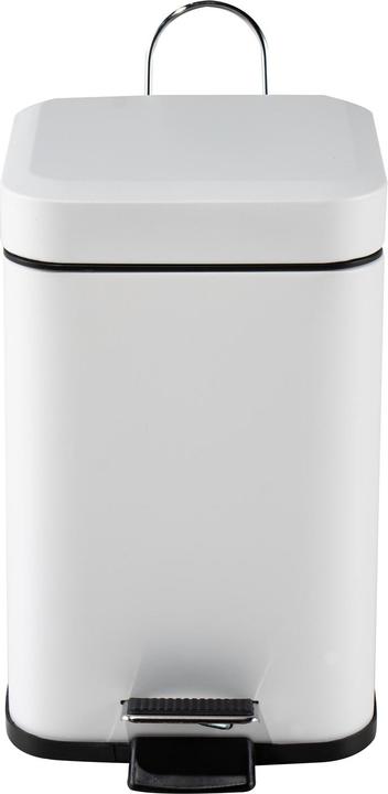 Immagine prodotto HTI-Living Cestino quadrato a pedale Jannik 3 litri Bianco (3 l)