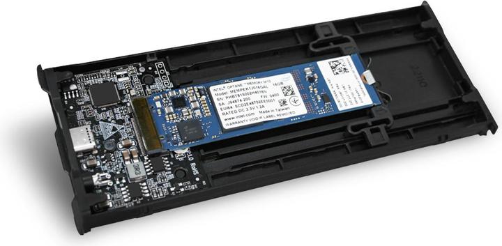 Actual product image Icy Dock ICYNano M.2 NVMe PCIe SSD to USB 3.2 Gen 2 ext. (M.2)